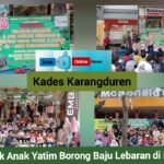 Kepedulian Kades Karangduren , Ajak Anak Yatim Borong Baju Lebaran di Mall