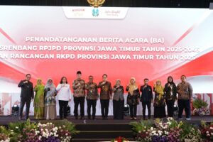 Pj Wali Kota Kediri Hadiri Musrenbang RPJPD 2025-2045 dan RKPD 2025 Provinsi Jawa Timur