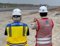 Proses Uji Coba Landasan Pacu Bandara IKN Berjalan Lancar