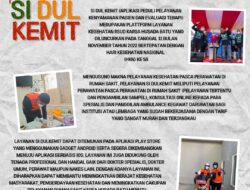 SI DUL KEMIT (Aplikasi Peduli Pelayanan Kenyamanan Pasien dan Evaluasi Terapi)